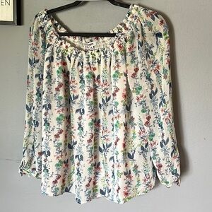 Kensie Jeans Floral Blouse Size Medium